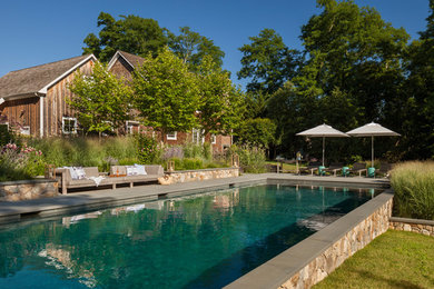 Inspiration for a pool remodel in New York