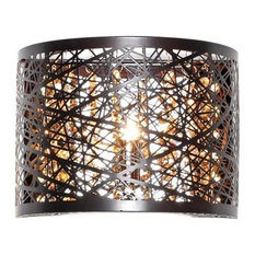 ET2 Lighting E21302-10BZ/BUL Inca Wall Sconce, Bronze