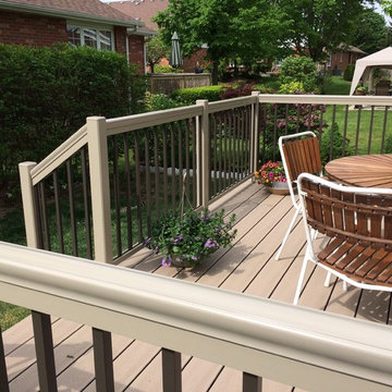 Aluminum Spindle 2-Colour Deck Railings - 111