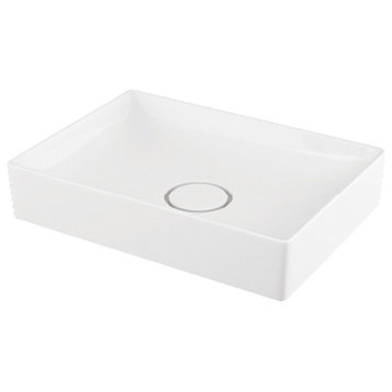 Transolid Tyler 19" Vitreous China Vessel Sink, White