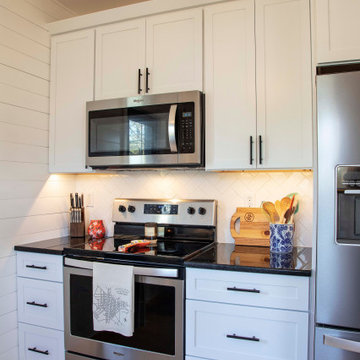 Classic Black and White Kitchen