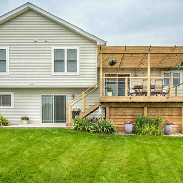 A Budget Friendly Pergola and Railing System
