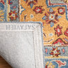 Safavieh Antiquity Collection AT504 Rug, Blue/Gold, 6'x9'