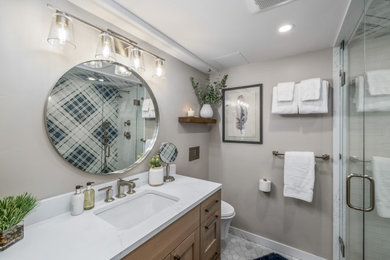 Bathroom - contemporary bathroom idea in Denver