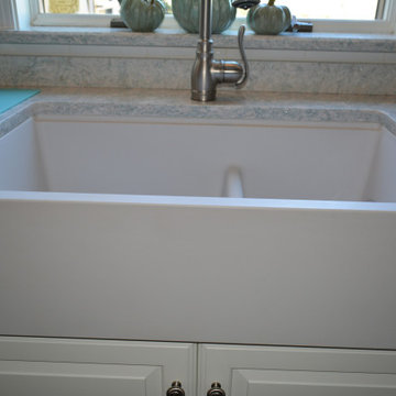 White Icing Painted Kitchen