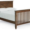Valley Springs Converter Bed Rails and Slat Roll in a Warm Sonoma Cherry Finish