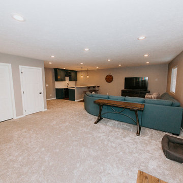 Placid Lake Transitional Basement Remodel