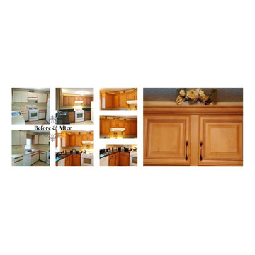 Kitchen Cabinet Refacing by Benchmark Home Improvements