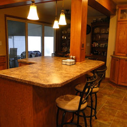After - Middleburg Hts. Kitchen Remodel - Kitchen Islands And Kitchen Carts