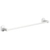Lacquered White 14" Towel Bar
