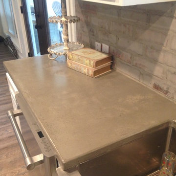 East Texas Farmhouse, New Construction, Texas Modern, Concrete Countertops,