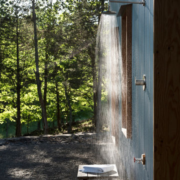 Accord, NY Passive House Outdoor Shower