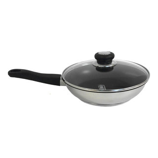 GRANITEX 28 cm deep frying pan with ceramic coating