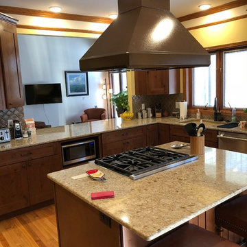 Kitchen Update Done in a Knotty Alder Mission Style Door