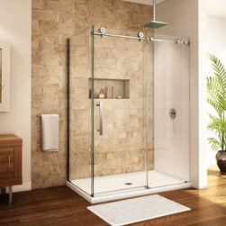 Fleurco Kinetik In-Line KR 45"- 48" Door and Return Panel with Flush-Pull Handle - Indoor Fireplaces