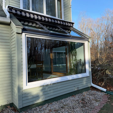 After - Large window replacement project - Storrs, CT