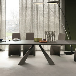 Eliot Rectangular Glass Dining Table by Cattelan Italia - $2,325.00 - Dining Tables