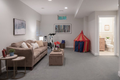 Example of a basement design in New York