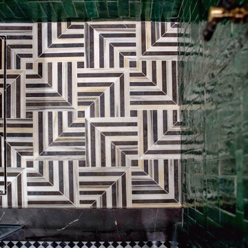 Tile detail in Primary Bathroom