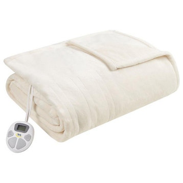 100% Polyester Microlight Heated Blanket, ST54-0089
