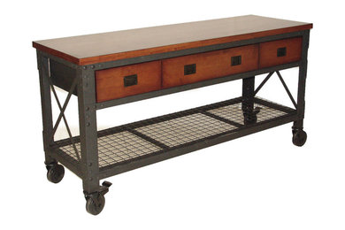 Duramax Rolling Workbench Furniture 72 in. x 24 in. with 3 Drawers