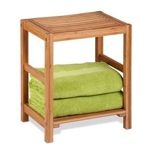 Bamboo spa bench