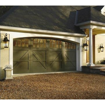 Painted Wood Carriage Garage Doors