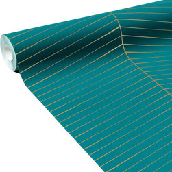 Intiss&eacute; ALVARO BY E. RIVASSOUX coloris vert &eacute;meraude - Wallpaper