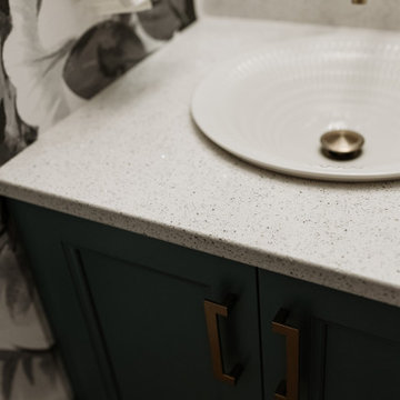 Colorful Kitchen + Bath Remodel