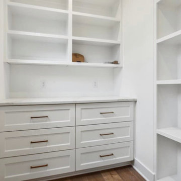Elevating Master Closet Organization: Painted Shelving for a Stylish Space