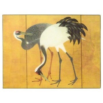 Maruyama Okyo 'Cranes' Lacquer Box