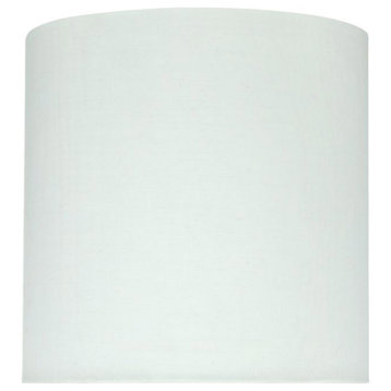 58302 Drum Shape UNO Lamp Shade, Off White 8"x8"x8"