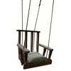 1800 Swing Chair, Painted Festive Green, Cypress Wood