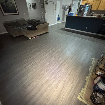 LVP Flooring, Baseboard