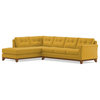 Apt2B Marco 2-Piece Sectional Sofa, Mustard, Chaise on Left