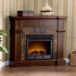 Holly & Martin&trade; Cypress Electric Fireplace-Espresso - Indoor Fireplaces