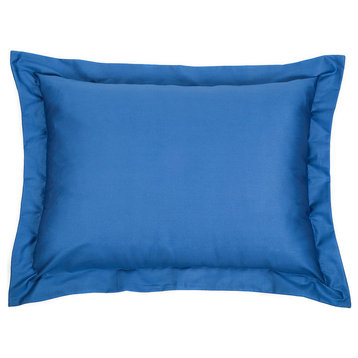 Solid Blue Sham Pillow Case, 20"x36"