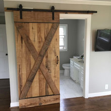 Barn door Bathroom