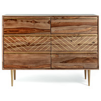 Starke Mid Century Modern Dresser With 6 Drawers