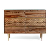 Starke Mid Century Modern Dresser With 6 Drawers