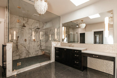 Bathroom - modern bathroom idea in Seattle