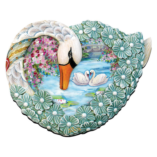 Love Swan Door Hanger