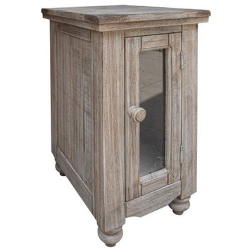 Stonegate Solid Wood Side Table - Sand