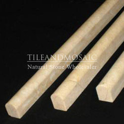 Crema Marfil Marble Bullnose Pencil Molding Polished - Products