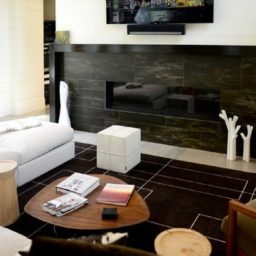 Wall Mount TV with Soundbar