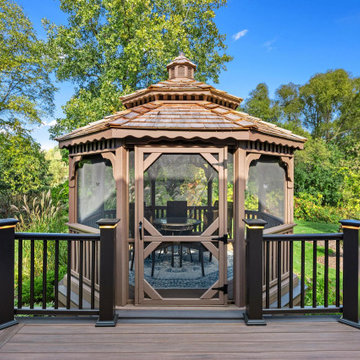 Vintage Collection English Walnut, Universal Rail Exresso, Gazebo Refurbishment