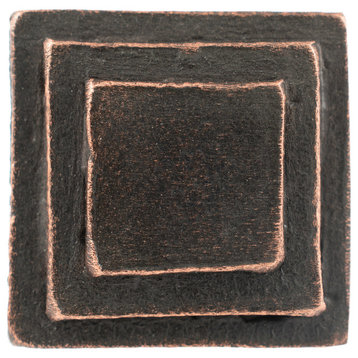 Mission Pewter Cabinet Hardware Knob, Bronze