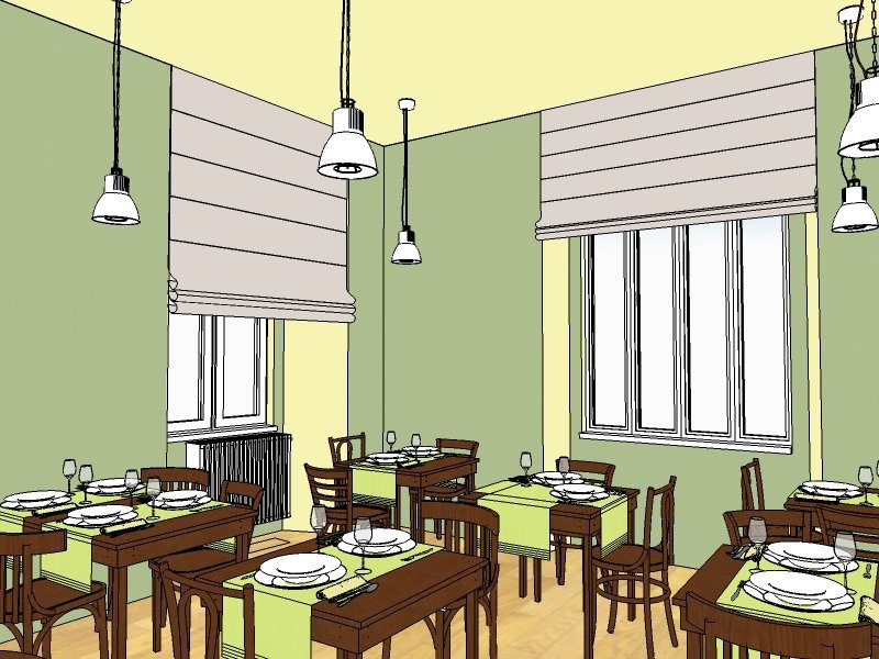 Ristorantino rustico chic - PROGETTO