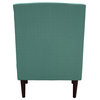 Modern Accent Chair, Removable Foam Seat Cushion and Track Arms, Depalma Spa