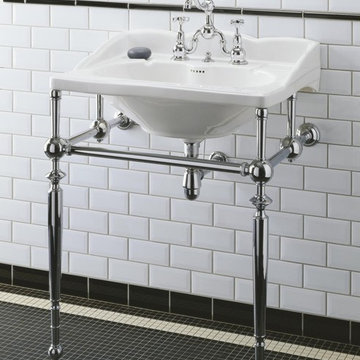 Herbeau Empire Bathroom Sink & Metal Washstand